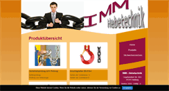 Desktop Screenshot of anschlagmittel-imm.de