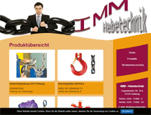 Tablet Screenshot of anschlagmittel-imm.de
